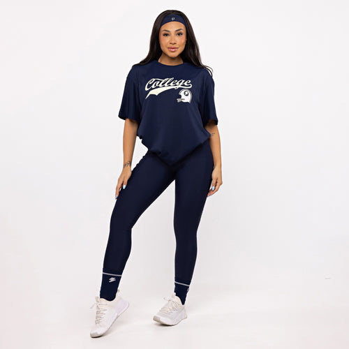 Legging Básica com Bolso - Marinho Profundo