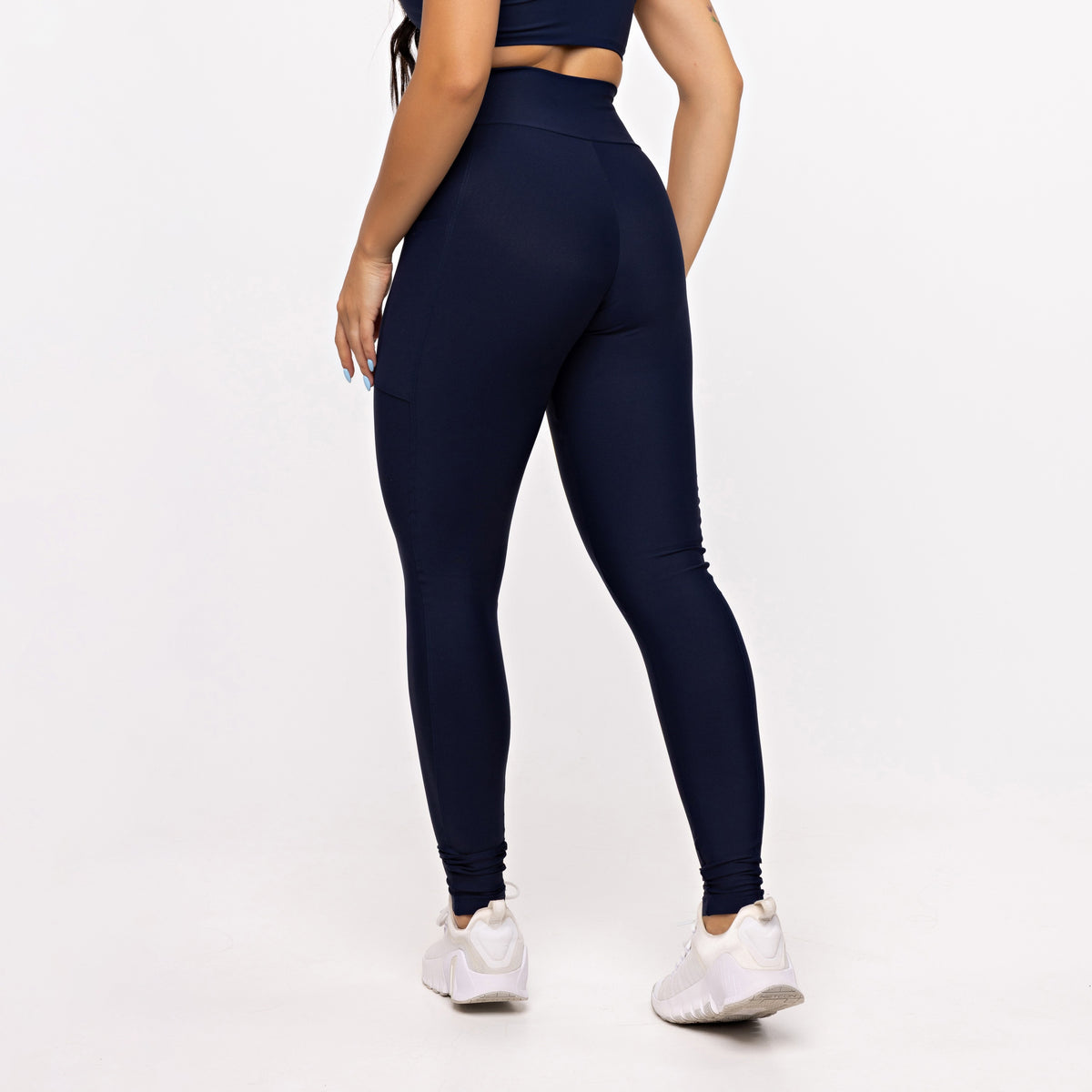 Legging Básica com Bolso - Marinho Profundo