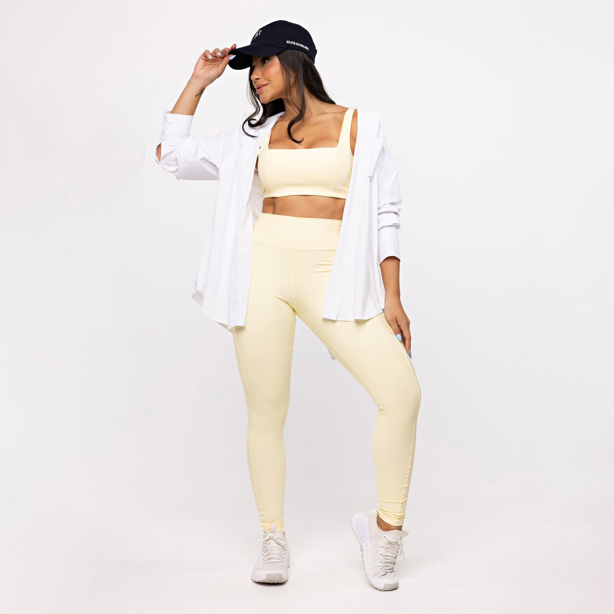 Legging Básica com Bolso - Manteiga