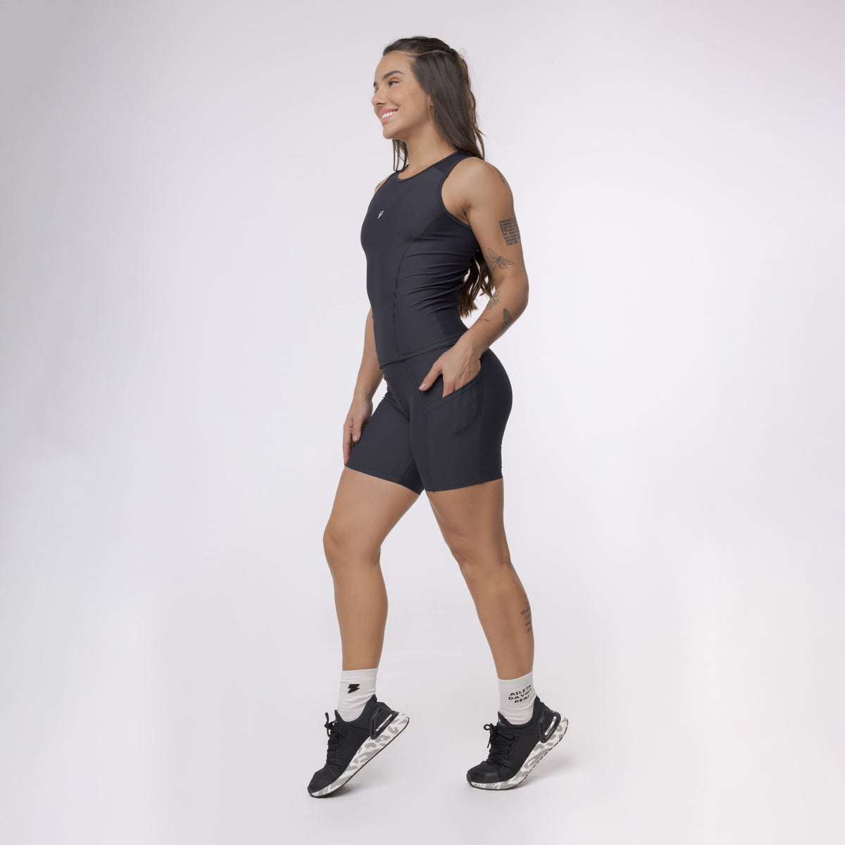 Regata Performance Pocket - Preto