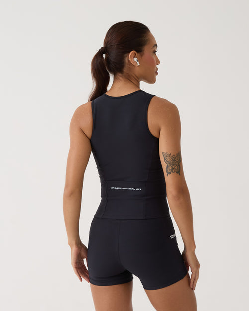 Regata Performance Pocket Run - Preto