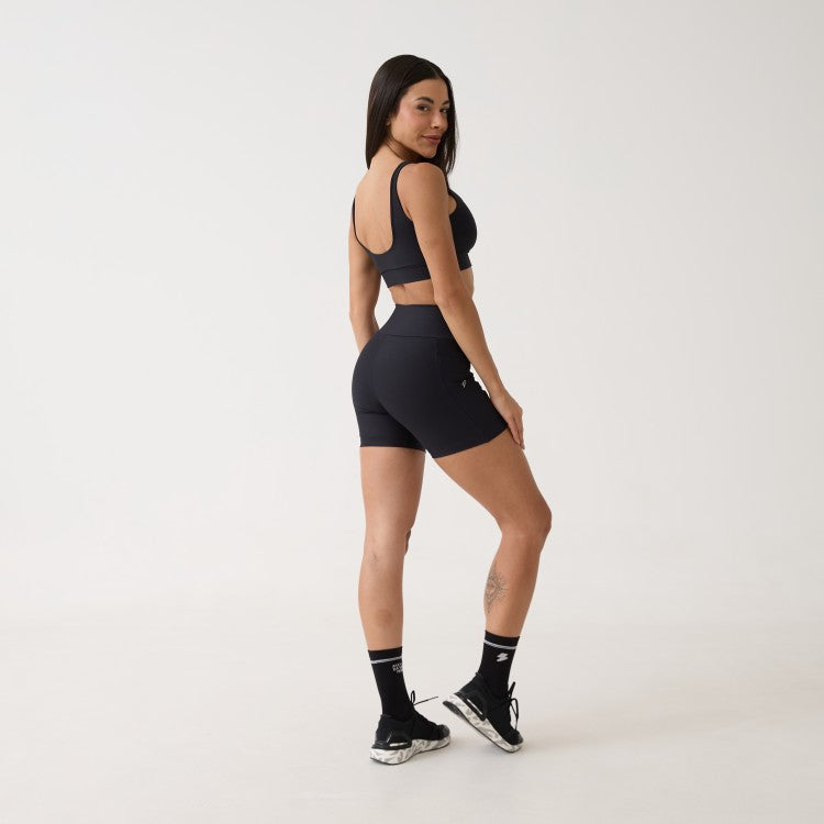 Short Bolso Unilateral - Preto