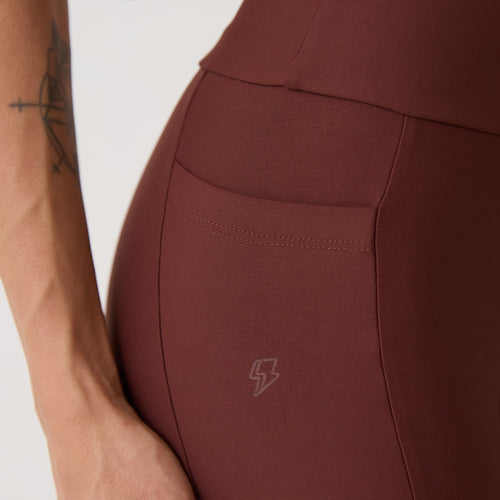 Short Bolso Unilateral - Café