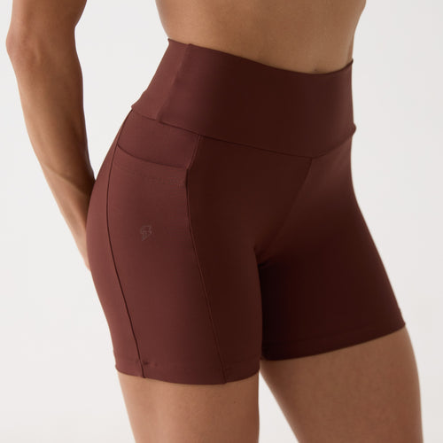 Short Bolso Unilateral - Café