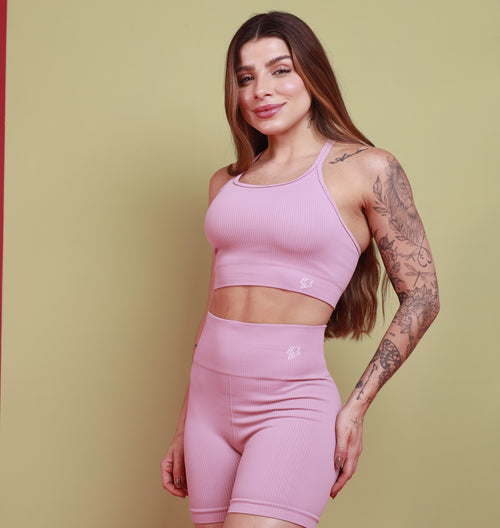 Short Básico Seamless - Rosa Cárdio