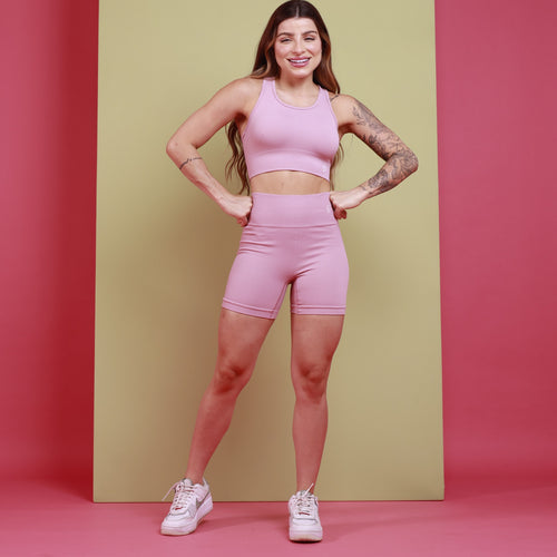 Short Básico Seamless - Rosa Cárdio