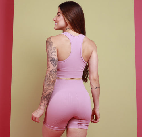 Short Básico Seamless - Rosa Cárdio