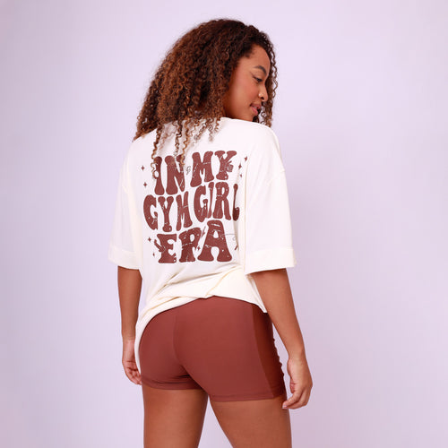 Short Com Bolso Recorte Shine - Capuccino