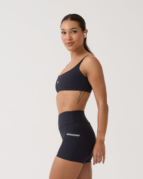Short com Bolso Run Club - Preto