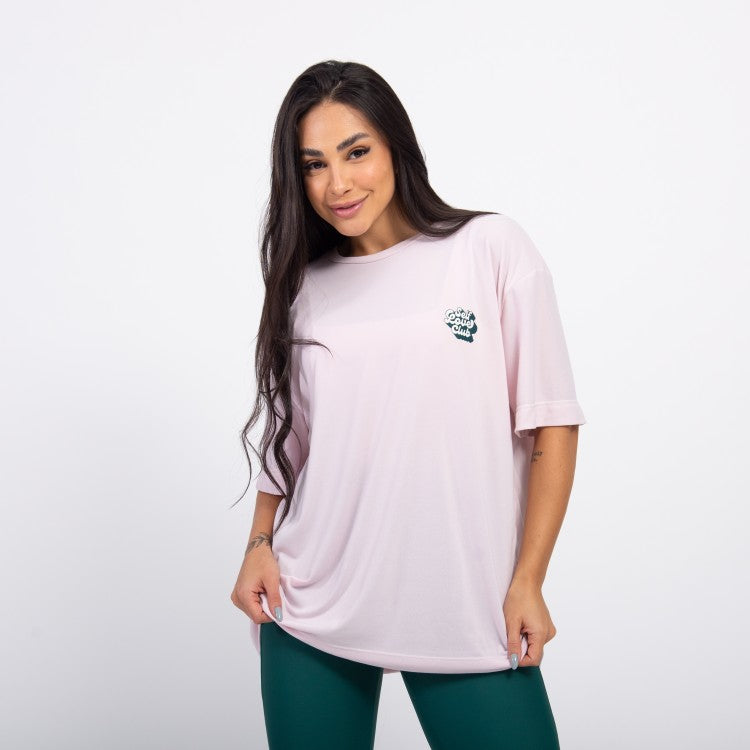 T-shirt Oversized Sport Self Club - Ballet