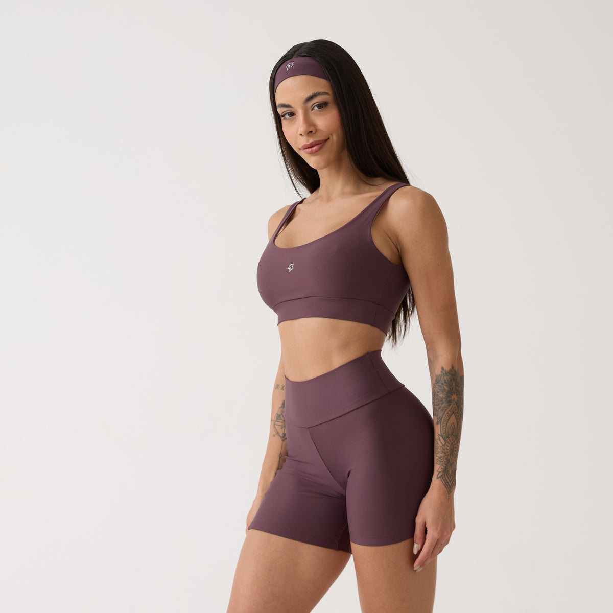 Top Camiseta Básico - Ameixa