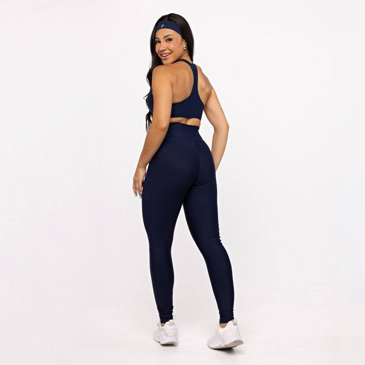 Top Nadador Slim - Marinho Profundo