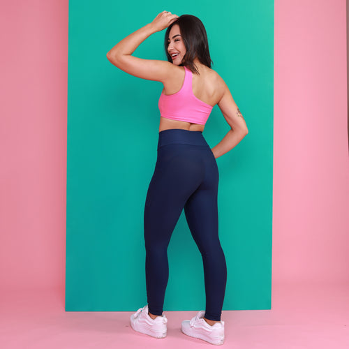 Top Minimal Ombro Só - Rosa Flamingo