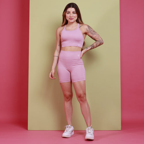 Top Nadador Alças Seamless - Rosa Cárdio