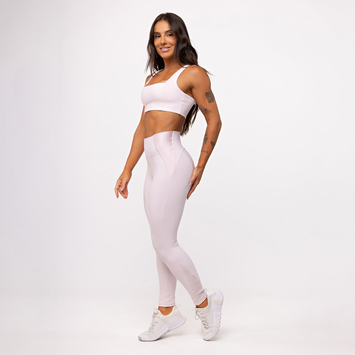 Top Camiseta Decote Quadrado - Ballet