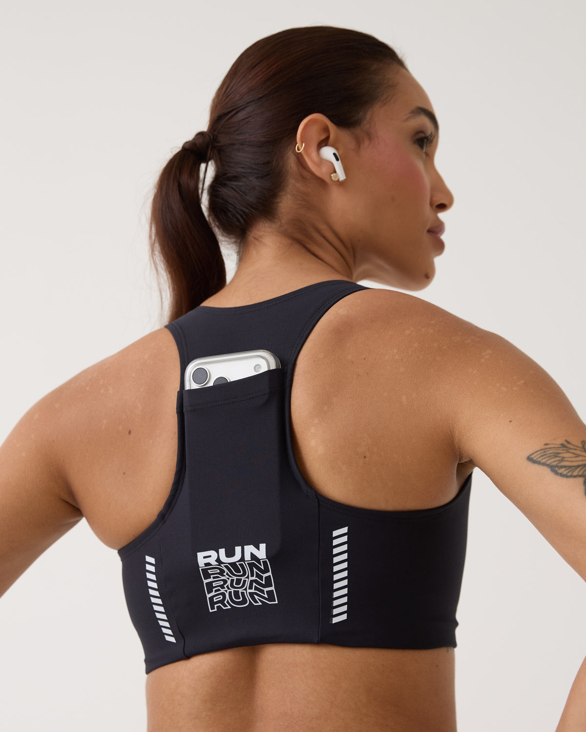 Top Nadador Bolso Run Club - Preto