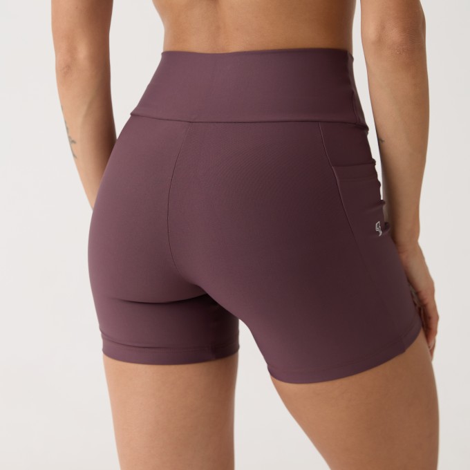 Short Bolso Unilateral - Ameixa