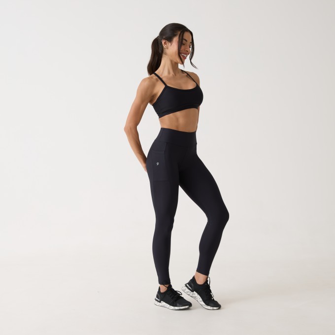 Legging Bolso Unilateral - Preto