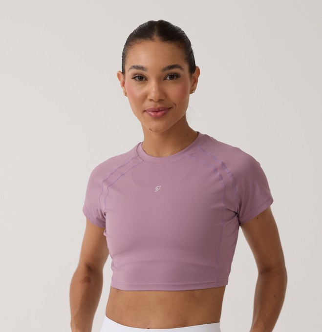 Cropped Raglan Anatômico - Ametista