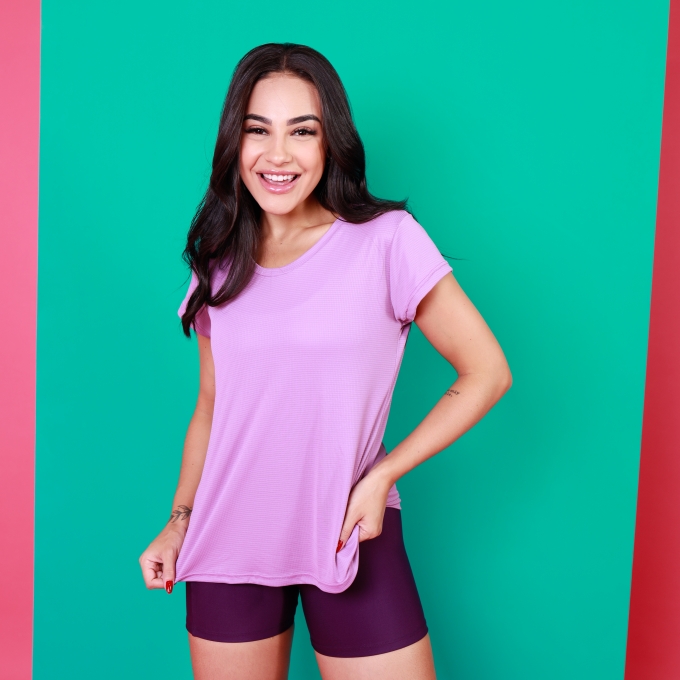 Blusa Manga Japonesa - Lavanda