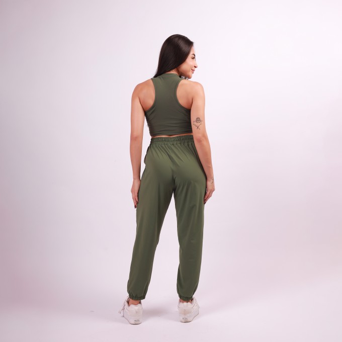 Cropped Nadador Skin - Verde Oliva