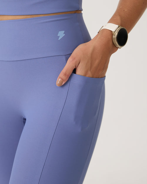 Legging com Bolso Run - Azul Seco