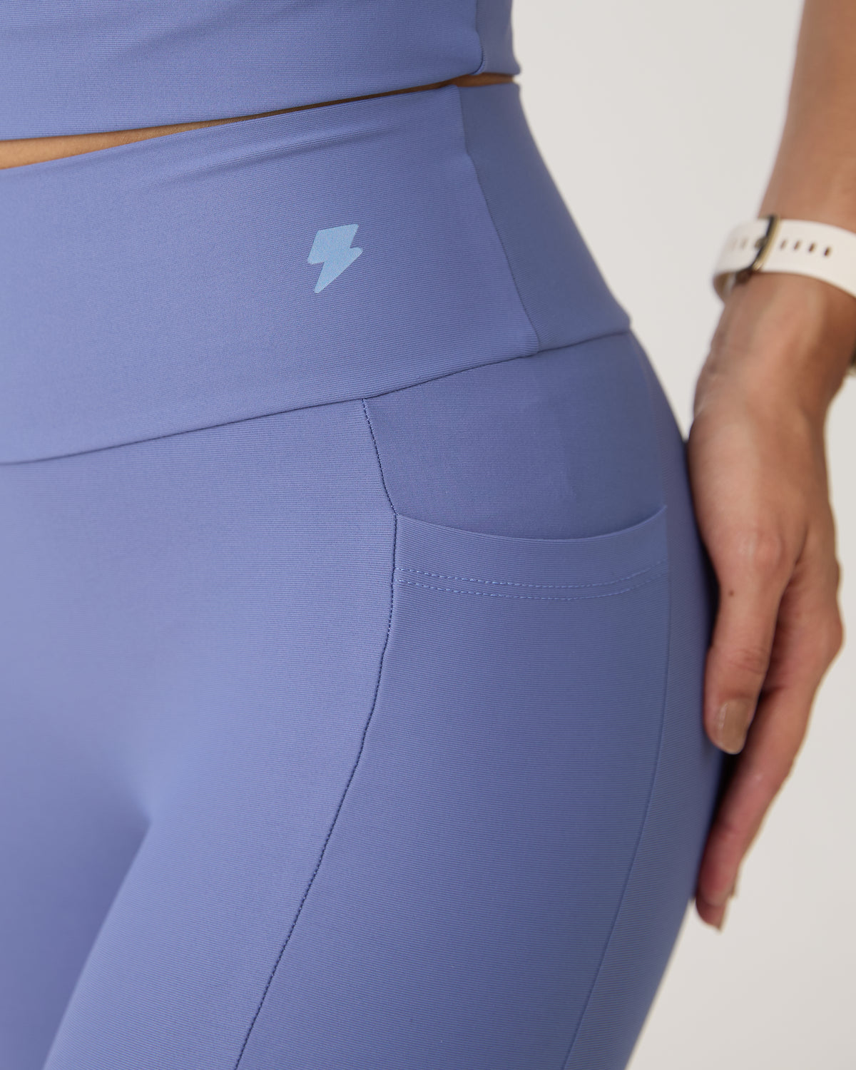 Legging com Bolso Run - Azul Seco