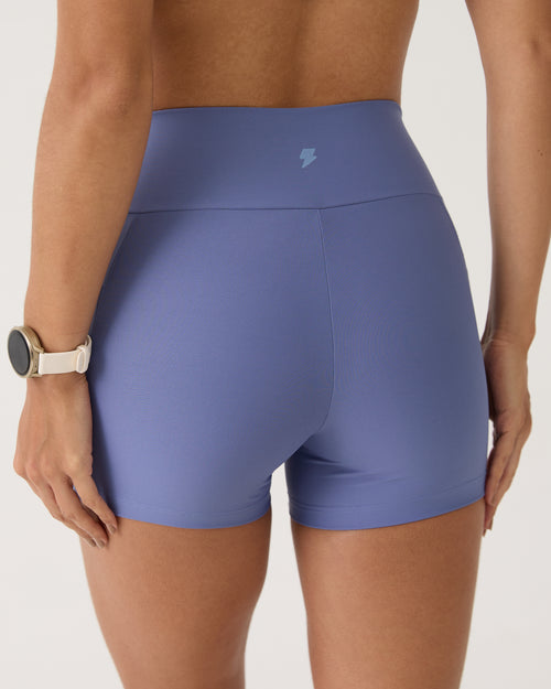 Short com Bolso Run Club - Azul Seco