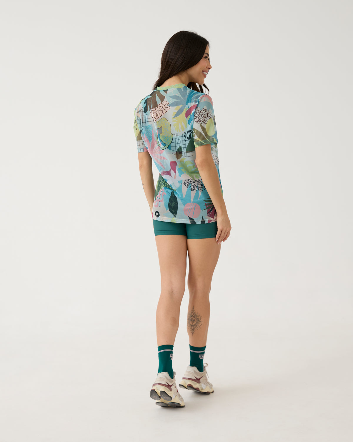 Camisão de Tule Estampado - Organic
