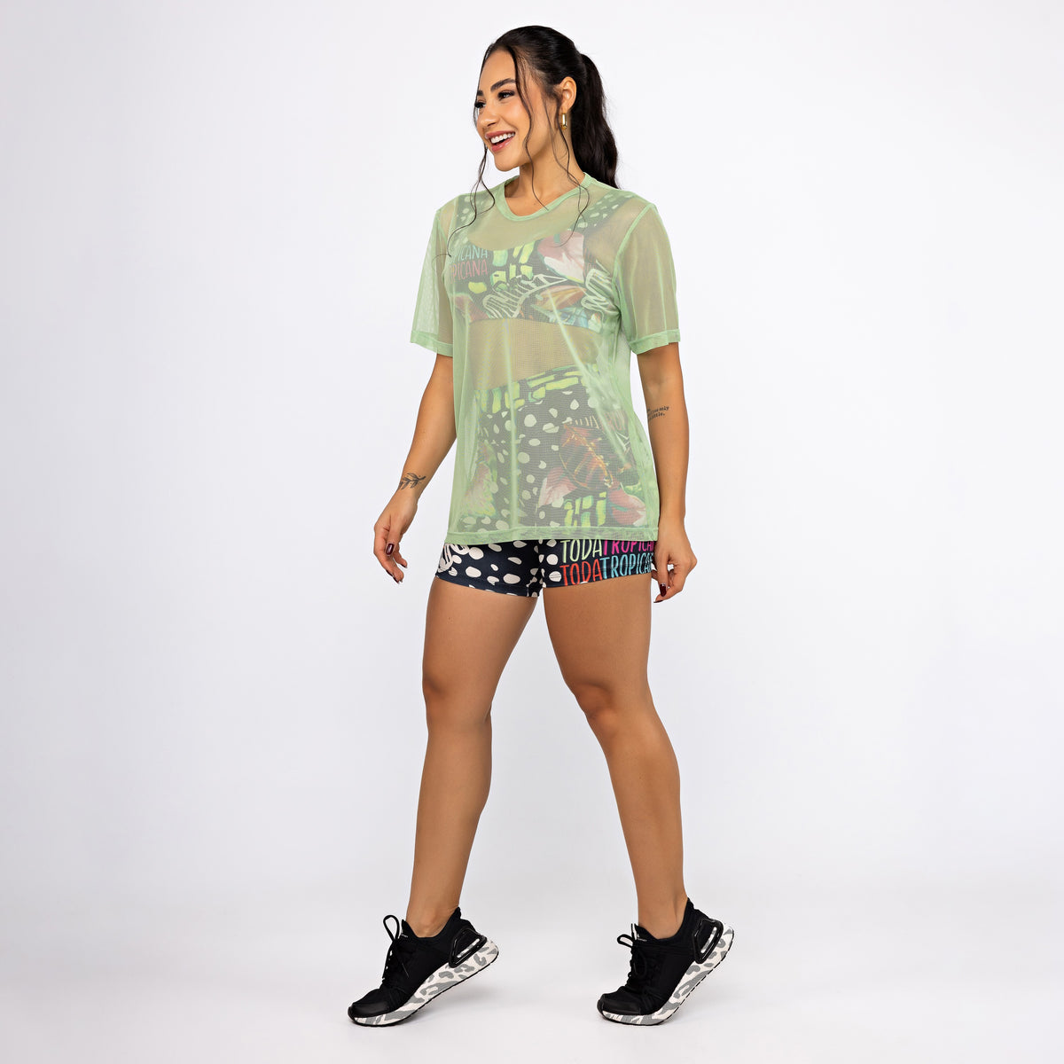 Camisão de Tule - Menta