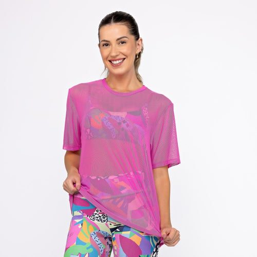 Camisão de Tule - Pink Supreme