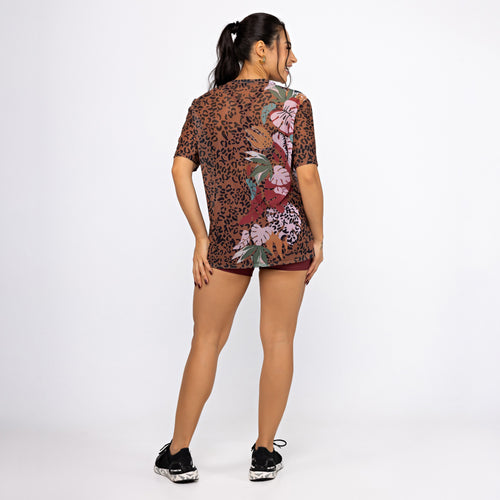 Camisão de Tule Estampado - Tropic