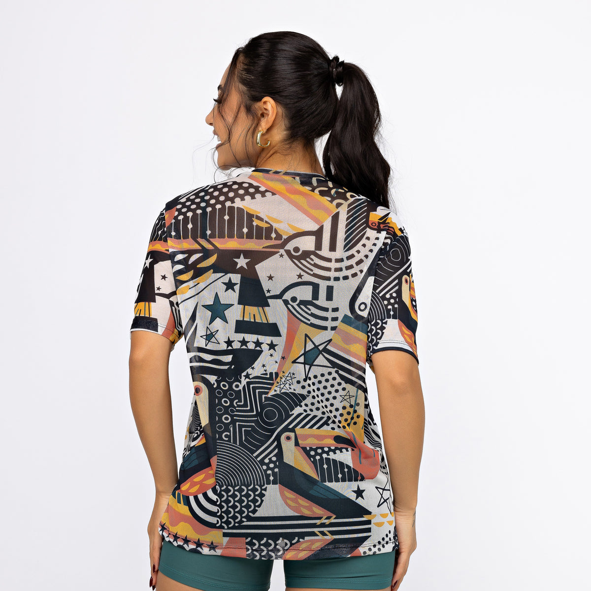 Camisão de Tule Estampado - Tucano P &amp;amp; B