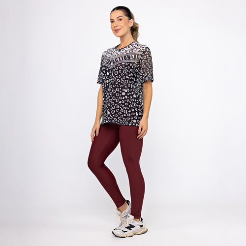 Camisão de Tule Estampado - Panther Action