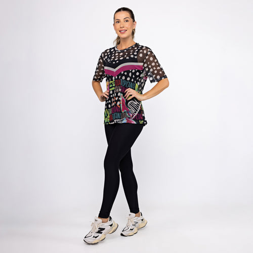 Camisão Estampado - Tropicana