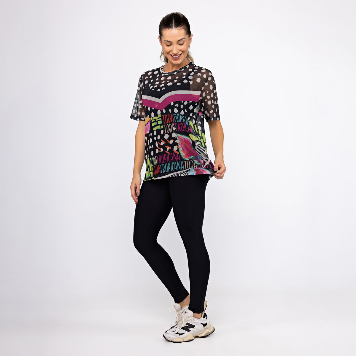 Camisão Estampado - Tropicana