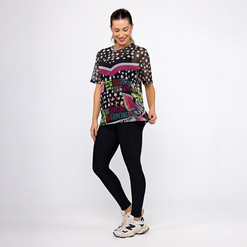 Camisão Estampado - Tropicana