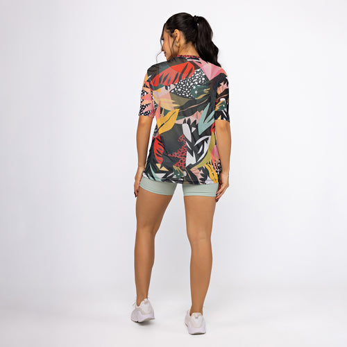 Camisão De Tule Estampado - Picasso