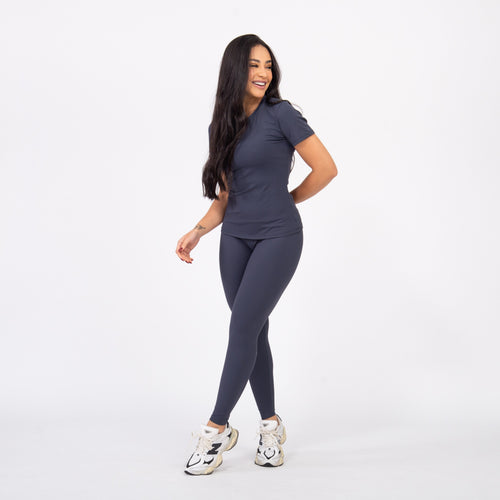 Blusa Baby Look Comfort - Oceano