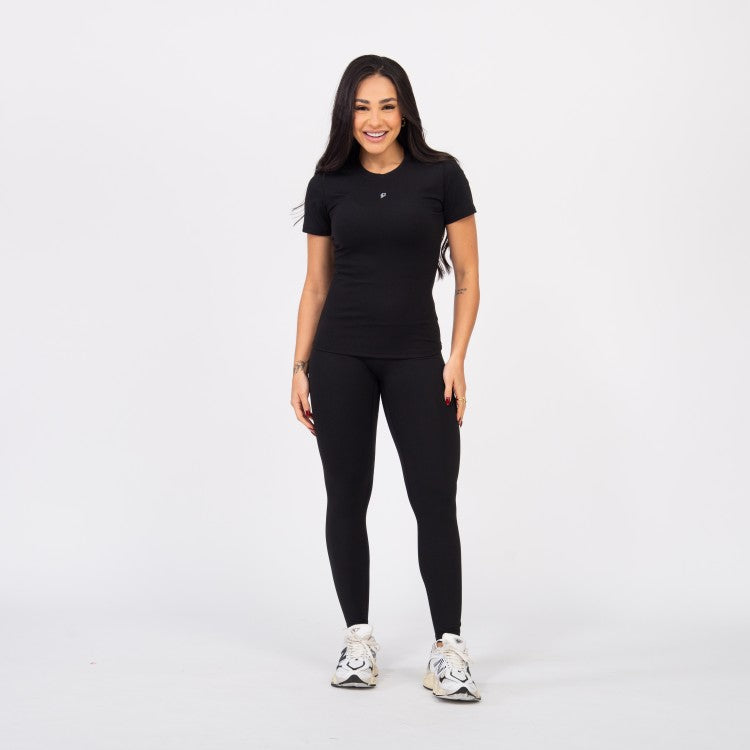 Blusa Baby Look Comfort - Preto