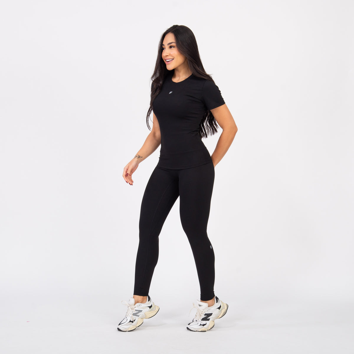 Blusa Baby Look Comfort - Preto
