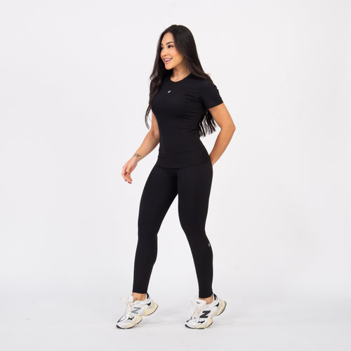 Blusa Baby Look Comfort - Preto
