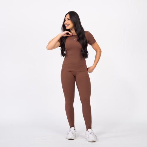 Blusa Baby Look Comfort - Avelã