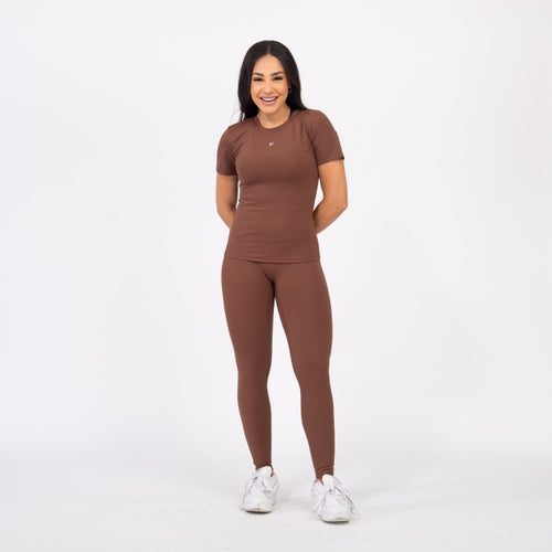 Blusa Baby Look Comfort - Avelã