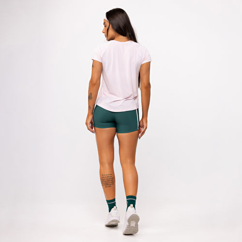 Blusa Basic Gola V - Ballet