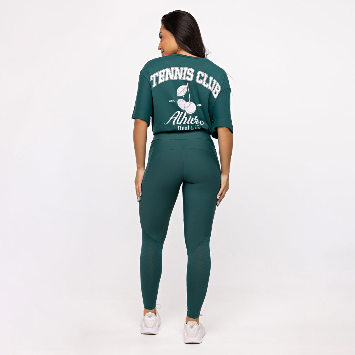 T-shirt Oversized Sport Tennis Club - Esmeralda