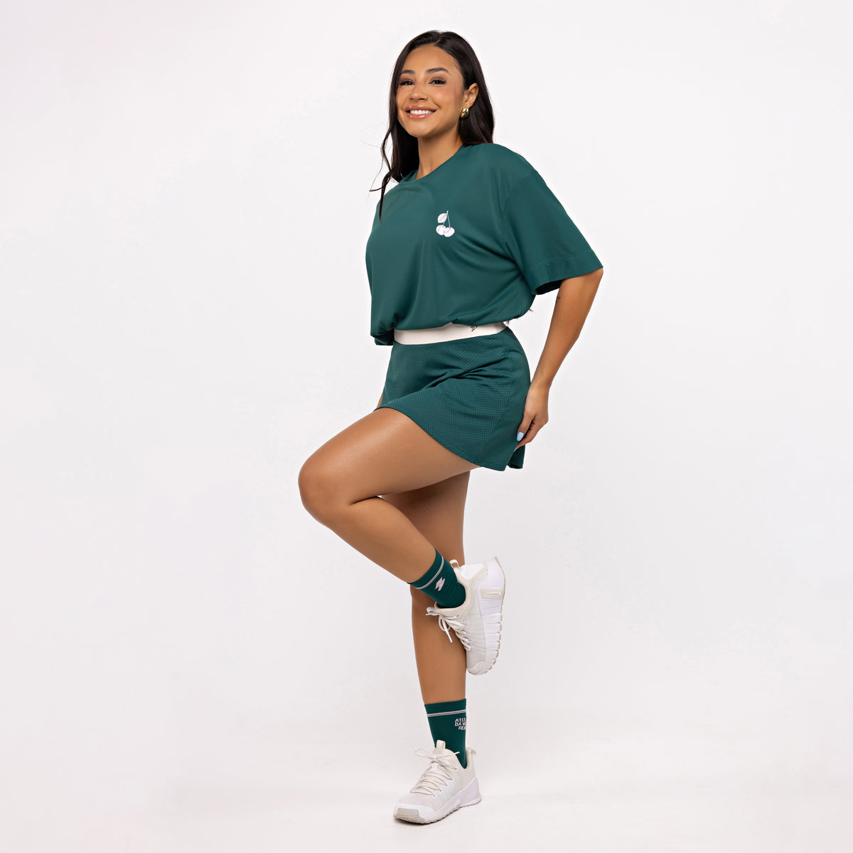 T-shirt Oversized Sport Tennis Club - Esmeralda
