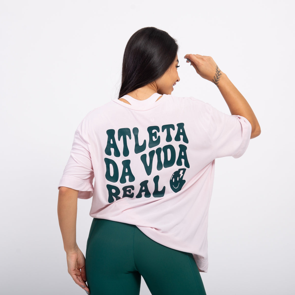 T-shirt Oversized Sport Atleta - Ballet & Esmeralda