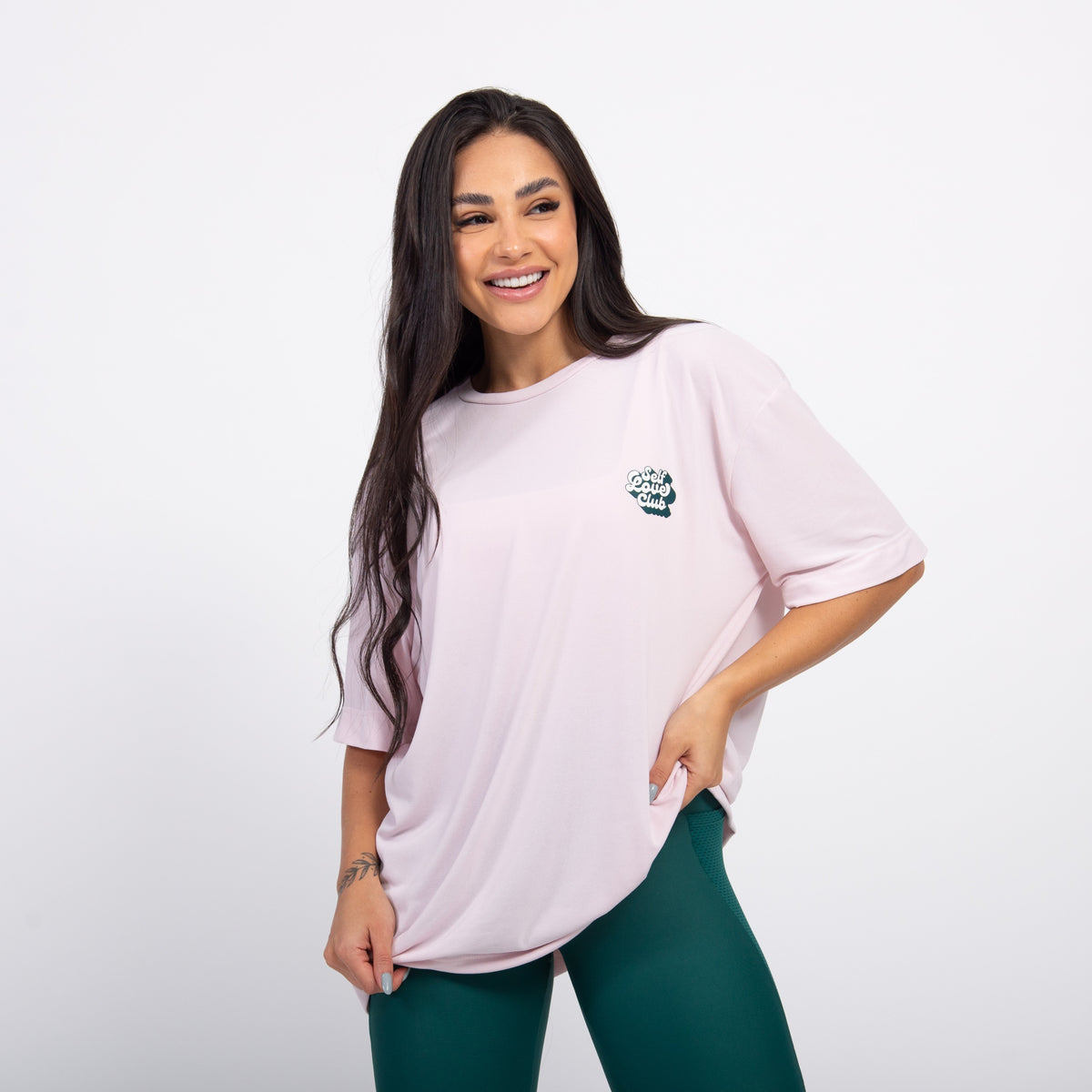 T-shirt Oversized Sport Self Club - Ballet
