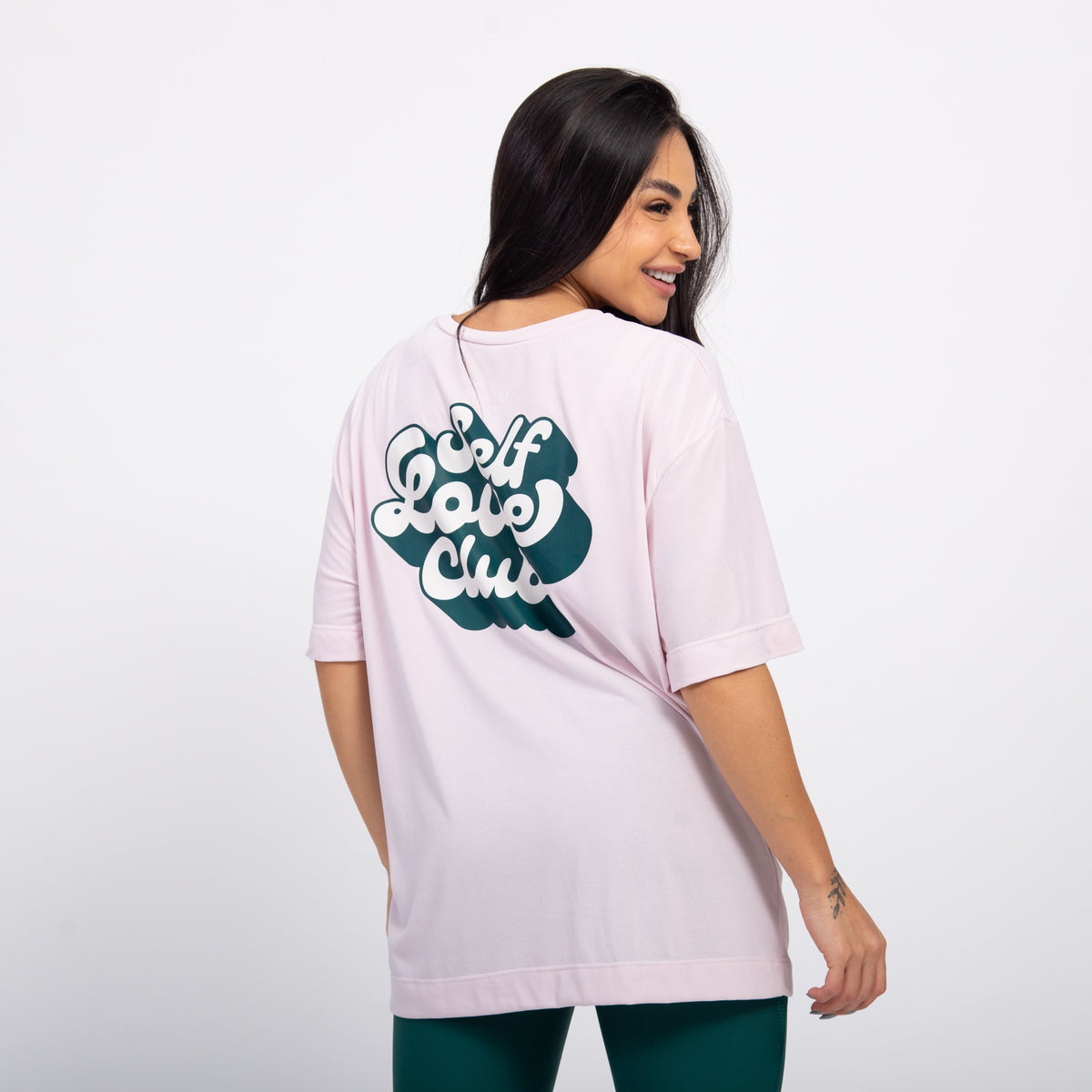 T-shirt Oversized Sport Self Club - Ballet